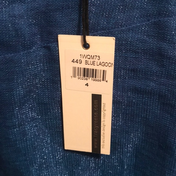 SALE NWT Anthropologie Tracy Reese Cyclamen 4 blue - Picture 3 of 5